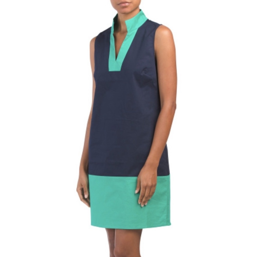 Sail to Sable dress color block